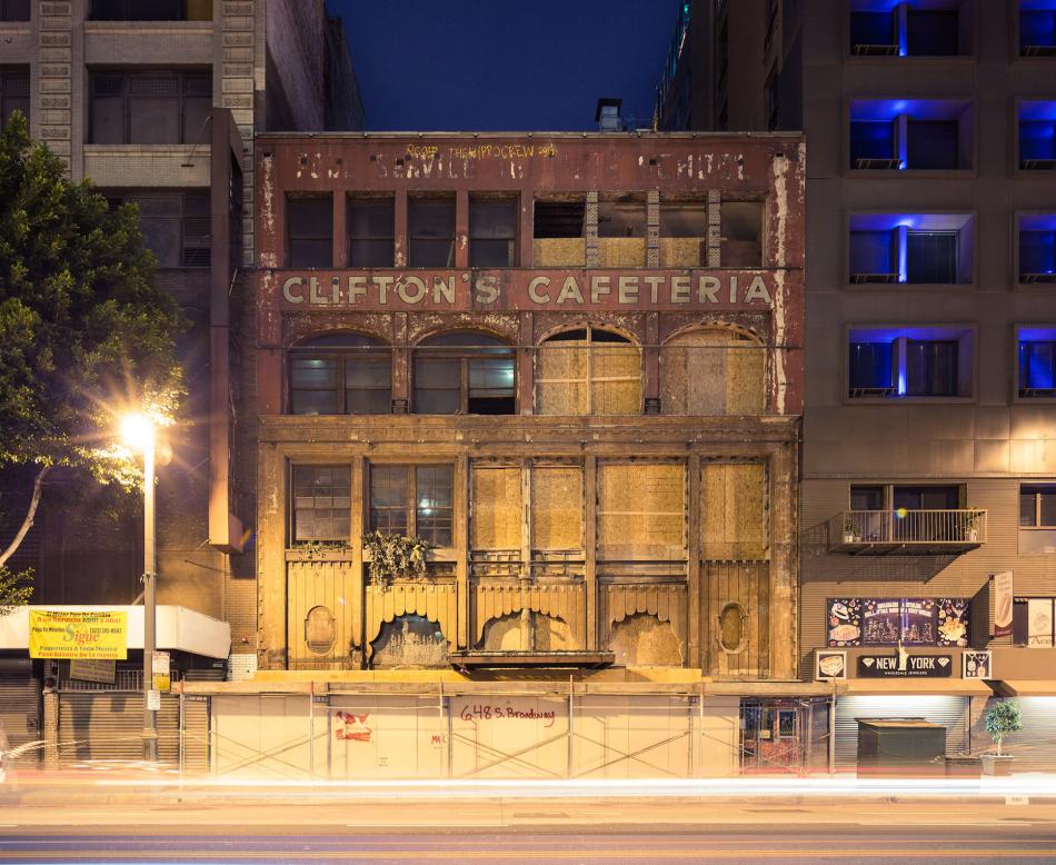 Throwback Thursday Clifton's Illuminates Broadway Urbanize LA